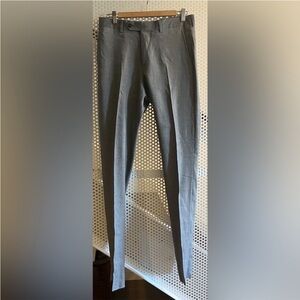 Harry Rosen Zignone Taglia Wool Blend Size 32 Slim Fit Pants in Gray NWT